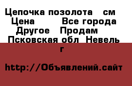 Цепочка позолота 50см › Цена ­ 50 - Все города Другое » Продам   . Псковская обл.,Невель г.